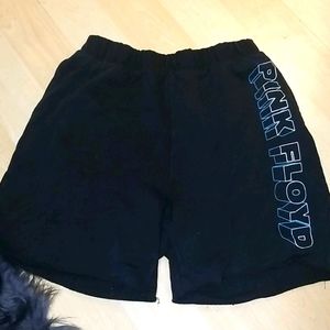 Pink floyd sweat pant shorts